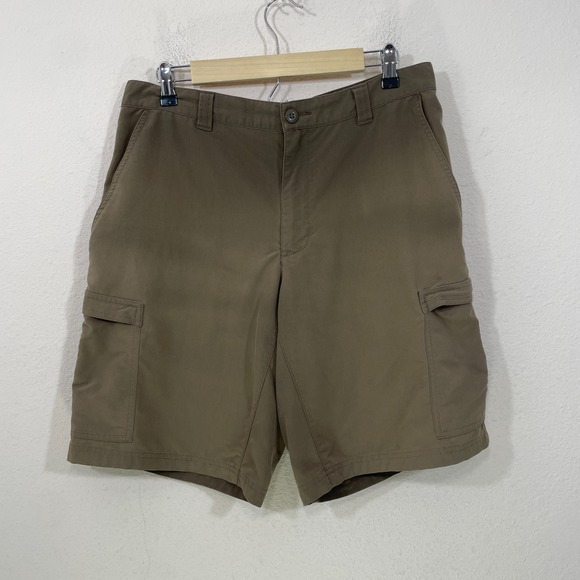 Patagonia Lightweight Outdoor Cargo Shorts Men's Size 34 Olive FADED! - Picture 1 of 7